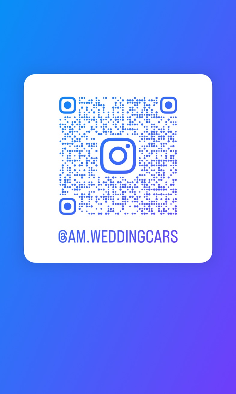Código QR para o Instagram @am.weddingcars da A&M Wedding Cars